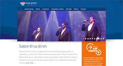 Desktop Screenshot of bnaibrith.org.uy